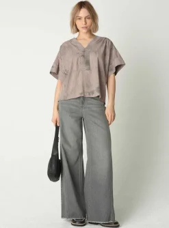 Sale Blouse Brume Femme Hauts