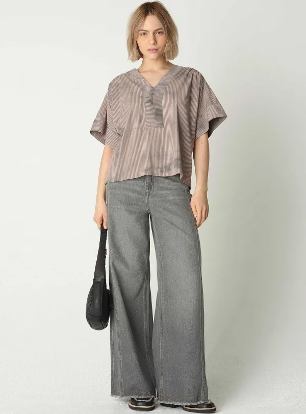 Sale Blouse Brume Femme Hauts