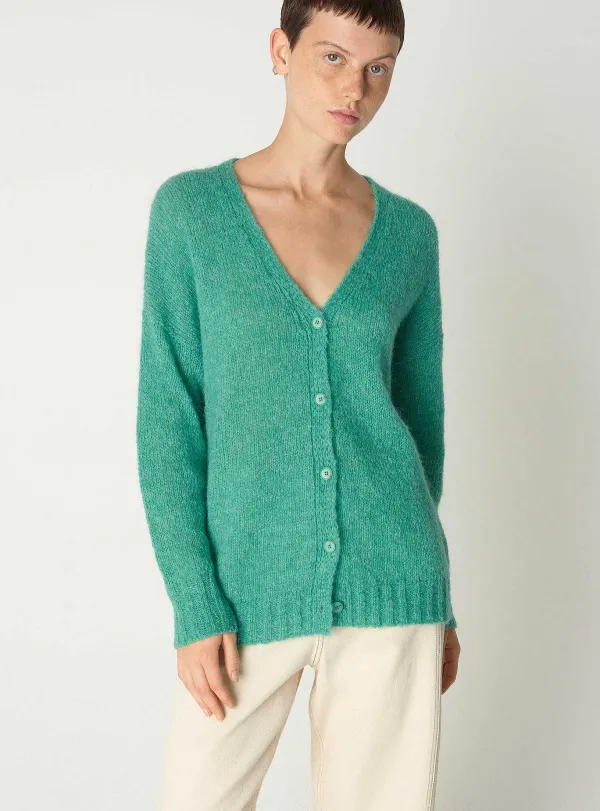 Best Sale Cardigan Bianca Femme Maille