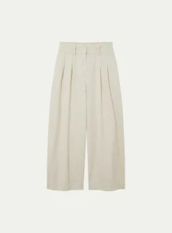 Outlet Pantalon Vanille Femme Bas