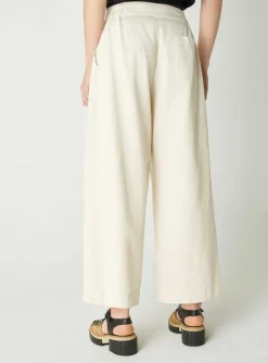 Outlet Pantalon Vanille Femme Bas